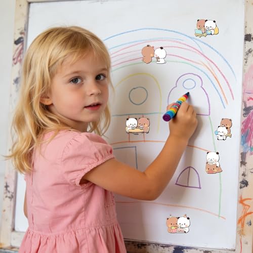 6 Stück Bubu Dudu Kühlschrankmagnete, Magnete Kühlschrank mit Niedlichen Motiven, Dudu Bubu Magneten Kühlschrank Set, Fridge Magnet für Whiteboard, Küche, Büro, Süße Geschenke für Paare