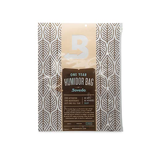 Cigar Storage Bags with 2-Way Humidity Control
