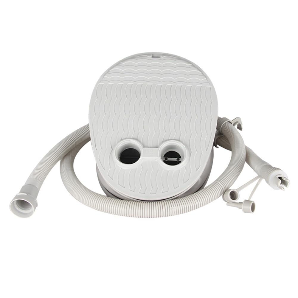 SOLKIN 1Pc PVC Pompe à Pied Pompe à air for Bateaux gonflables Bateau de pêche Kayak Sup Planche à pagaie Matelas pneumatique Tapis lit Gonflable canot radeaux