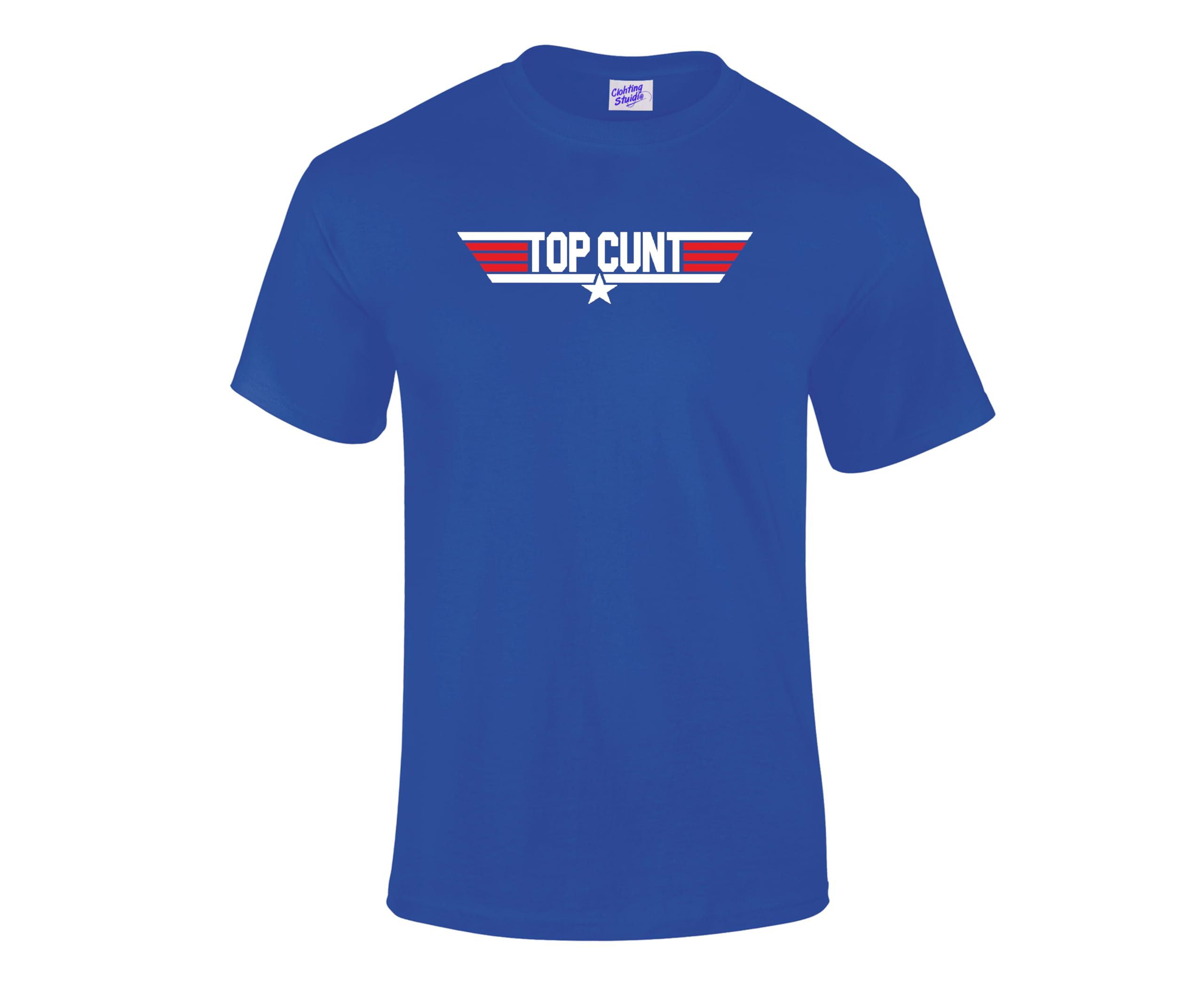 RADIANCE Top Cnt Rude Movie Nerd Gamer Joke Unisex Printed T-Shirt Stag Do Funny. Royal