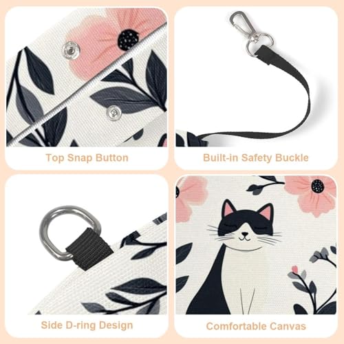 Bolsa para mascotas antipánico de lona transpirable con estampado 5