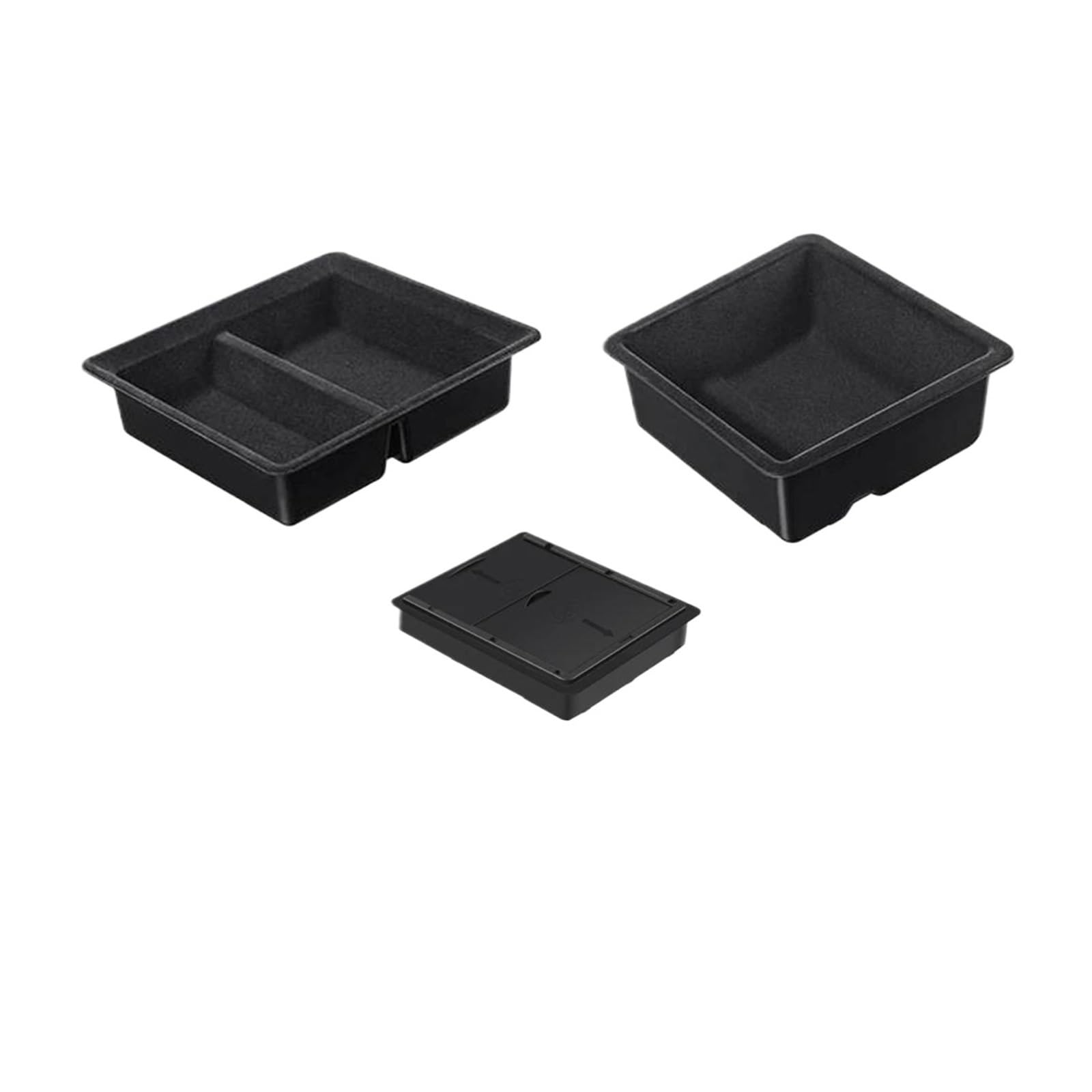 AHRPKAMERD Centre Console Organiser Tray Custom For Tesla For Model 3 Y 2021-2023 Central Armrest Storage Box Organizer Center Console Case Hidden Cubby Drawer Armrest Storage Box(2)