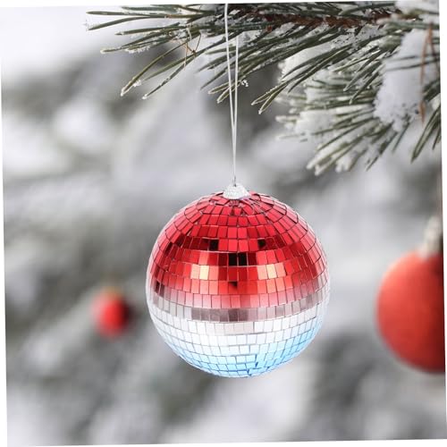 Adorno colgante disco espejado Cabilock con gradiente para decoración de fiesta, árbol de Navidad y boda, añade glamour y alegría miniatura 6