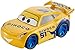 Disney Cars Vehículo Turbocarreras Dinoco Cruz Ramirez, Coches de Juguetes niños +3 años (Mattel FYX42)