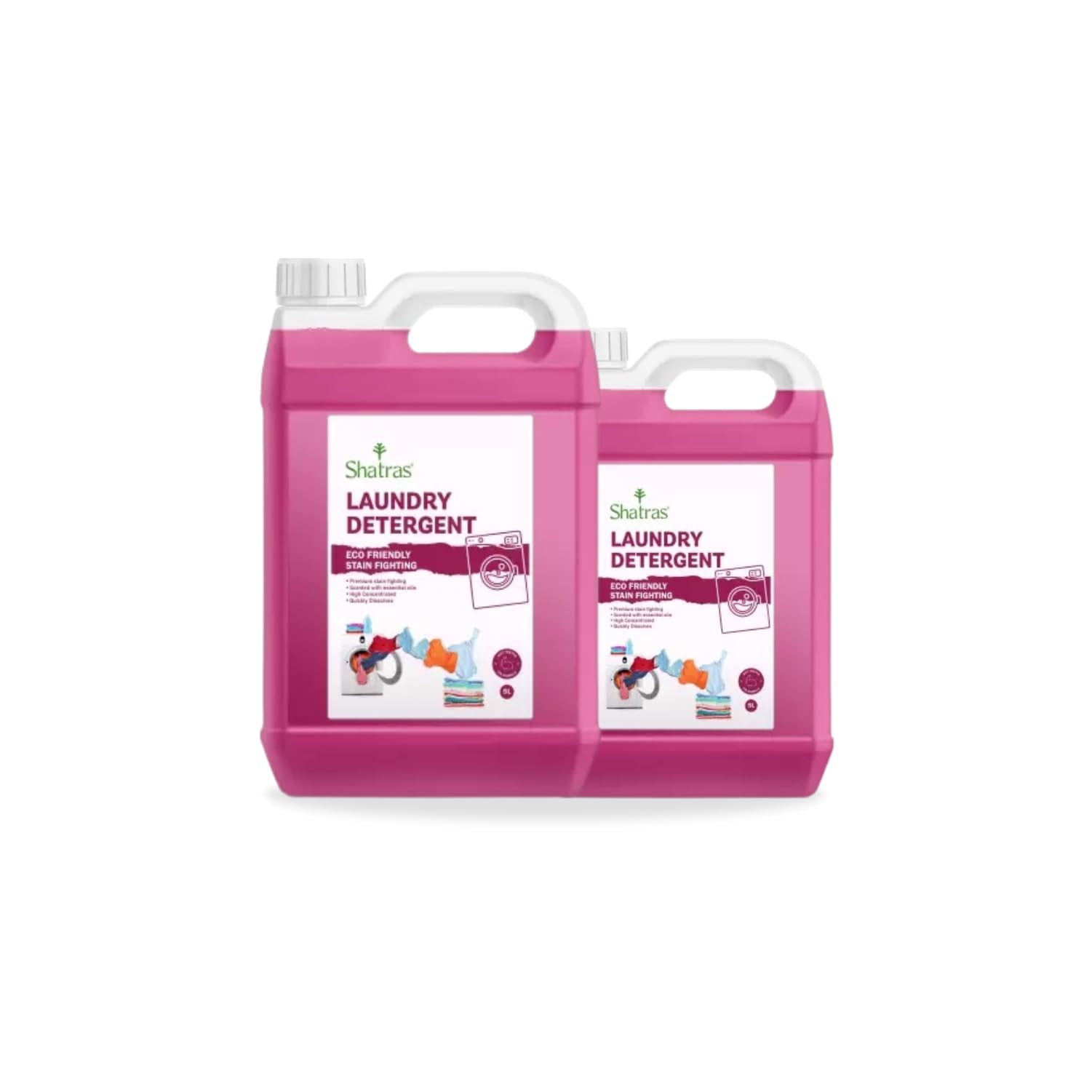 Shatras Eco-friendly Pink Lilly Liquid Detergent For all Types Of Clothes, Contain Natural Ingredients, Suitable for all types of washing machine, Long Lasting(Pack Of 2)-image-20