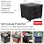YOWDUTY Propane Fire Pit Cover Square 32 Inch, Waterproof Heavy Duty 600D Gas Fire Pit Table Cover 32 x 32 x 25 Inch, Fit 28/29/30/31/32 Inch Firepit Table, All-weather Protection For Patio Fire Table