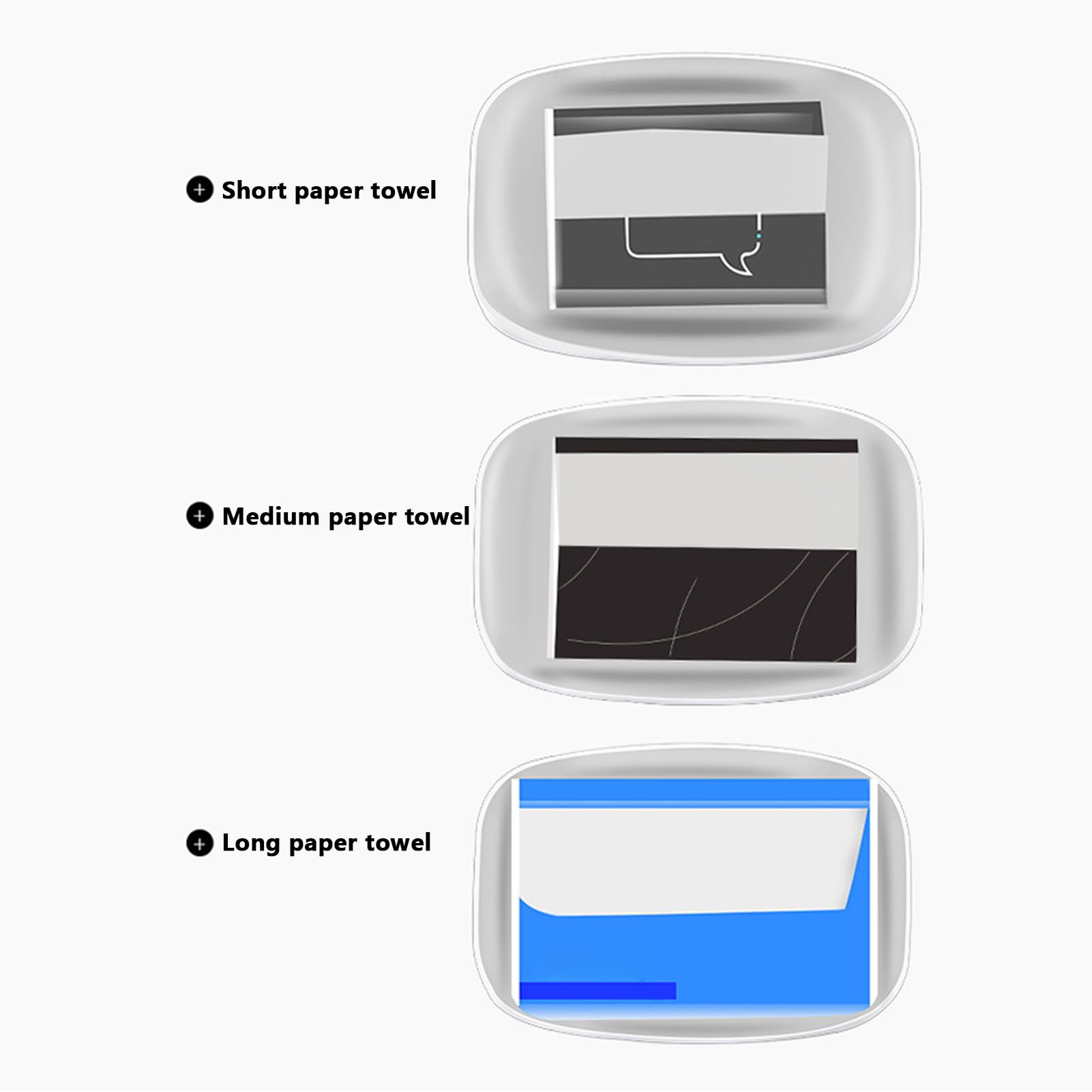 Porta fazzoletti, moderno porta carta facciale, organizer 2 in 1 a forma di mucca, con dispenser per stuzzicadenti, per tavolino, comò camera da letto, comodino