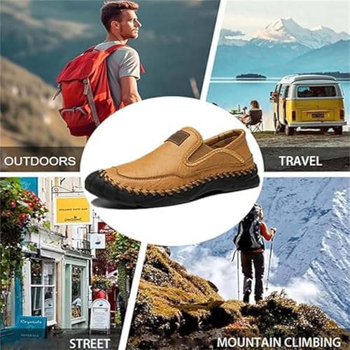 Men's Handmade Leather Orthopedic Outdoor Loafers, Orthopedic Dress Shoes for Men,Shoes for Men Slip On3