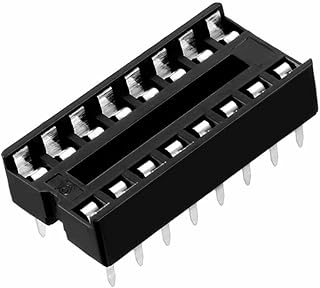 Tool parts 20pcs 7.6mm Row Pitch 2 Row 16 Flat Pins Soldering DIP IC Chip Socket Adaptor