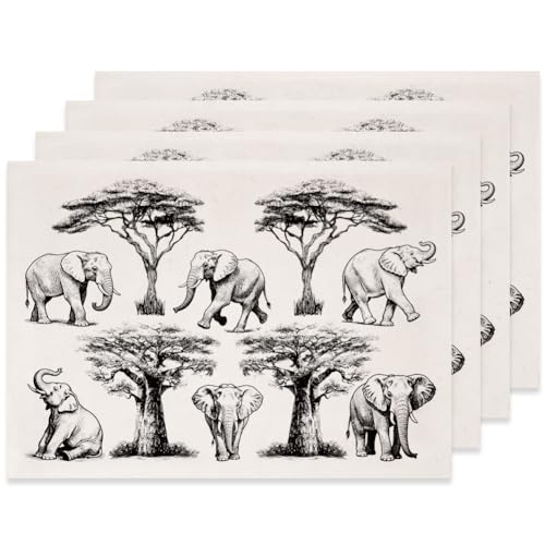 SUPERDANT 4 piezas de papel de transferencia de arcilla de animales de cerámica para alfarería, calcomanías de cerámica negra, calcomanías de transferencia para cerámica, suministros de artesanía