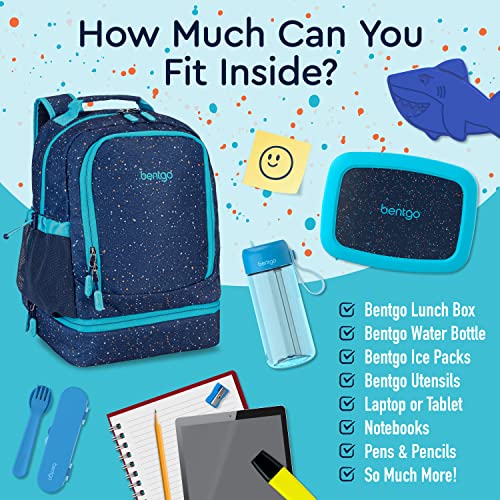Image of Bentgo Kids 2-in-1 Backpack & Insulated Lunch Bag with Padded Straps