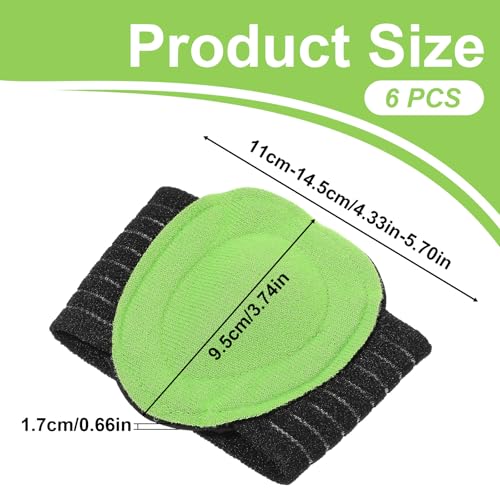 Image of Arch Support Compression Sleeves, 3 Pairs Cushioned Foot Relief Orthotic Insole for Plantar Fasciitis and Fallen Arches Weak Flat Feet Heel Spurs