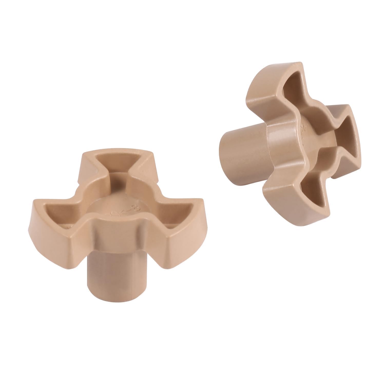 2 Pcs Microwave Oven Turntable Roller Guide Support Couplers Shaft Replacement, Microwave Plate Replacement Oven Parts Turntable Support Coupler for Home & Kitchen Appliances