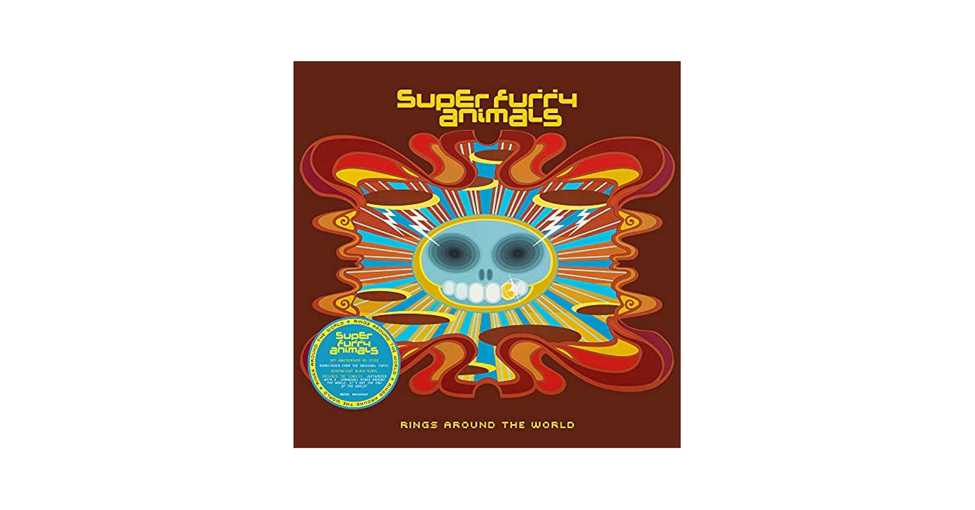英LP Super Furry Animals (Brawd Bach) Rings Around The World BMGCAT606LP BMG /00260 Super Furry Animals - Rings Around The World (Expanded