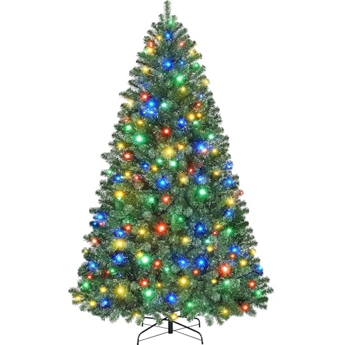 Yaheetech 6ft Pre-lit Spruce Artificial Christmas Tree...