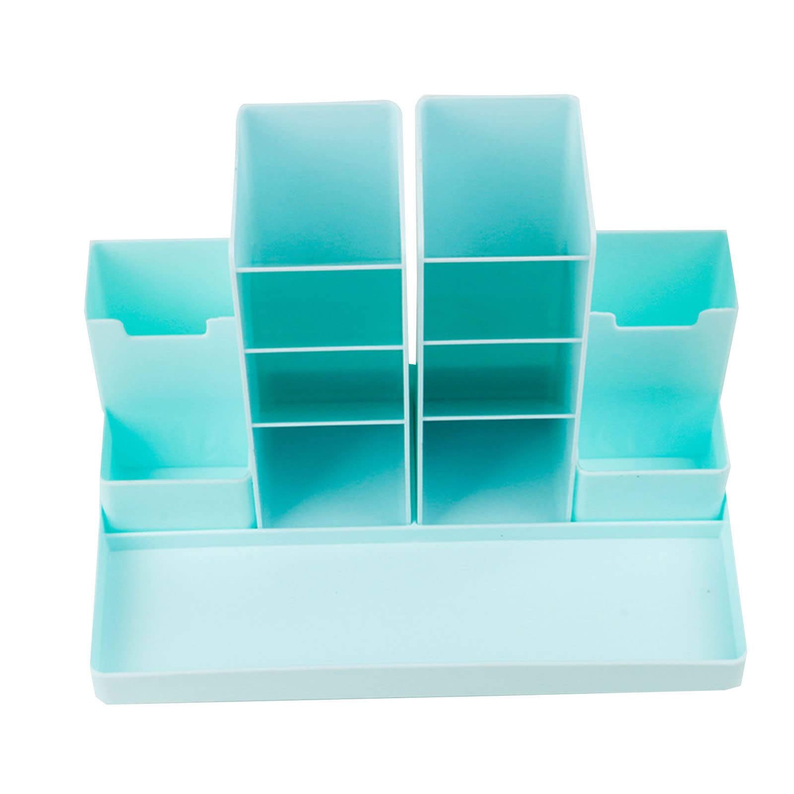 MINGLEA Pen Holder Pencil Holder Cup Paint Brush Organizer Cosmetic Organizer Box Large Capacity Desk Cosmetic Storage Case