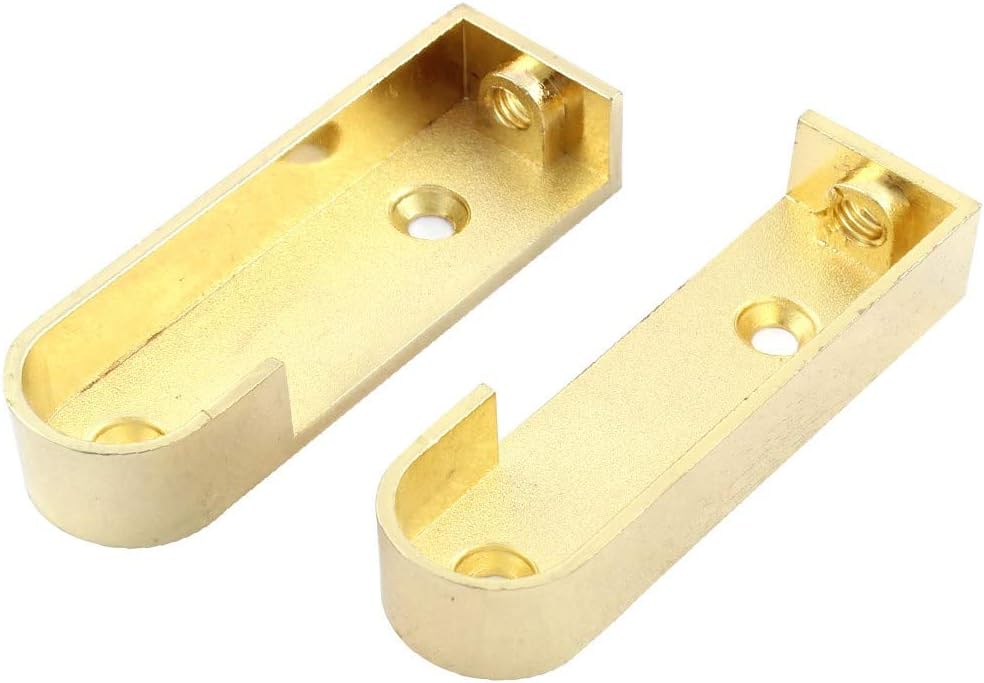 New Lon0167 66mmx20mmx14mm Chifforobe Featured Garment Pipe Lever reliable efficacy Clothes Bracket Supporter 2Pcs(id:a0a 71 9c 88f)