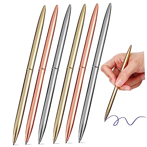 Stylo à bille dorés fournitures écriture de bureau rechargeables