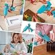 JONHFAD Heißklebepistole Klebepistole 50W mit 60pcs Heißklebesticks 7 mm, Mini Heißklebepistolen Schnelle Erwärmung Klebesticks für DIY Kunst, Handwerk und schnelle Reparaturen in Haus & Büro