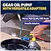 Five Oceans Outboard Motor Flusher and Lower Unit Gear Oil Pump Set, Dual Feed Rectangular Muffs, Essential Marine Maintenance Kit for Efficient Engine Flushing & Gear Oil Changes - FO4241-4770