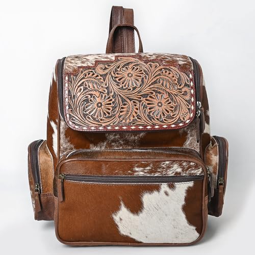 American Darling Backpack Hand Tooled Hair-onGenuine Leather women bag western handbag purse