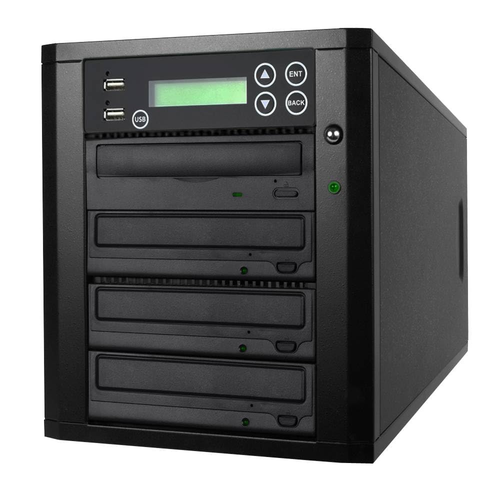 EZ DUPE Duplicador 1:3 de Memoria USB y Discos – Clonador de USB a DVD/CD (Media Maven Plus)