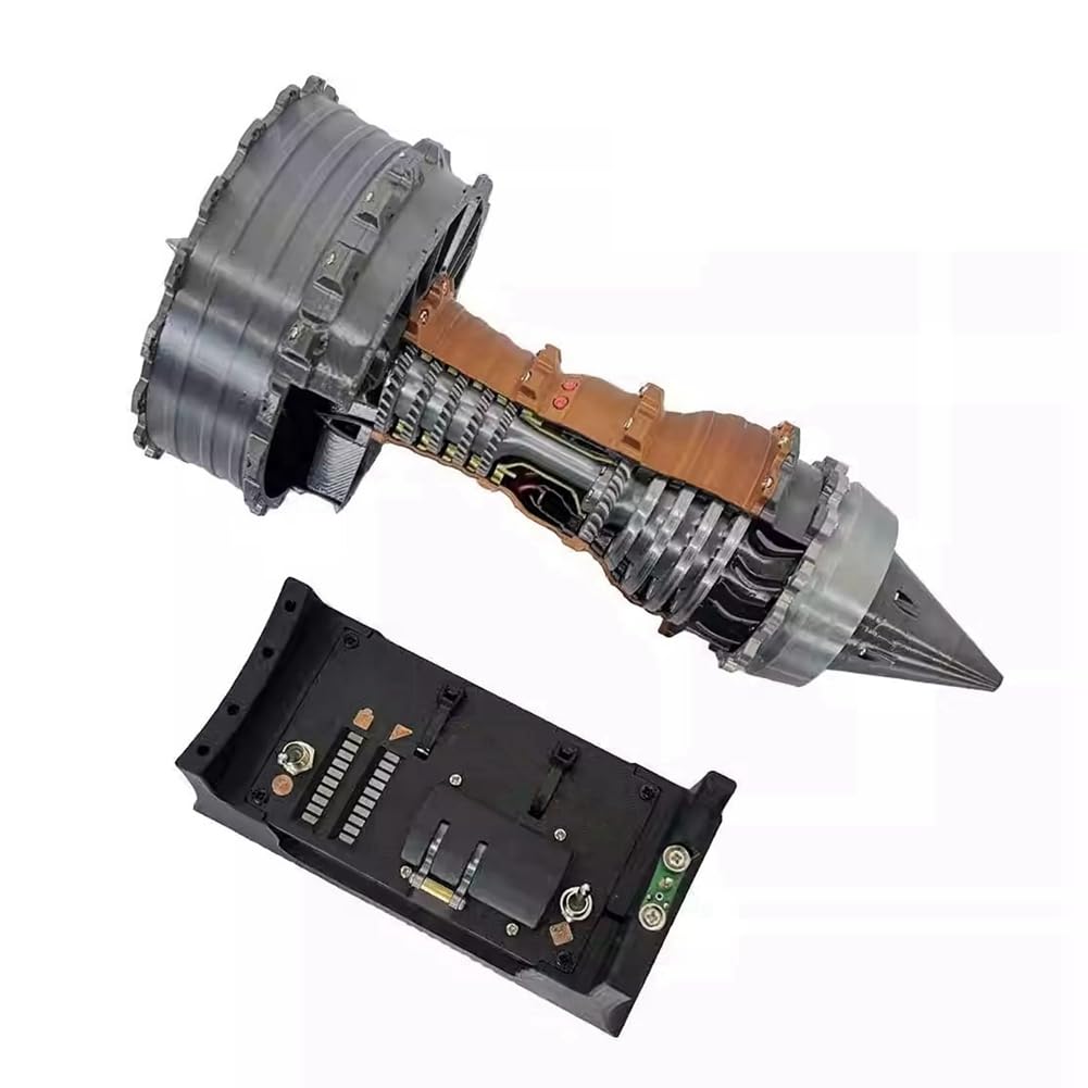Motore Turboventola 900 per Modellino di Aeromobile Kit Motore per Modellino di Aeromobile Motore Turbogetto 900 Replica Motore per Aerei Sovralimentato
