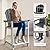 OTSUN Tall Adirondack Chairs, Outdoor Balcony Chair, Patio Bar Stool with Widened Arms, High Back, Footrest, 400lbs, All-Weather Bar Height Chair for Garden, Yard, Backyard