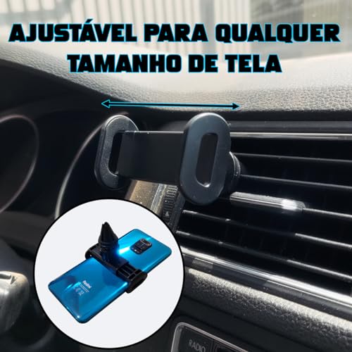 Suporte Veicular de Celular GPS Automotivo Genérico para Painel Saída de Ar Condicionado Carro Anti-