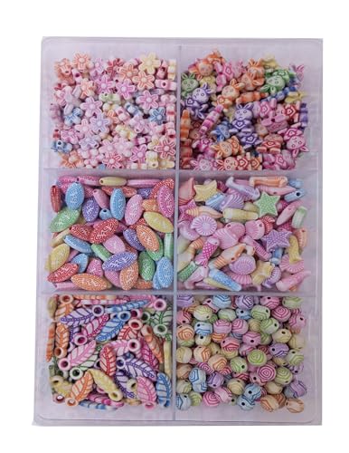 Image of eshoppee 150 gm Multi Shape Plastic Beads for Jewellery Making kit Art and Crafts Materials for Necklace Bracelet Earring Making Materials DIY kit
