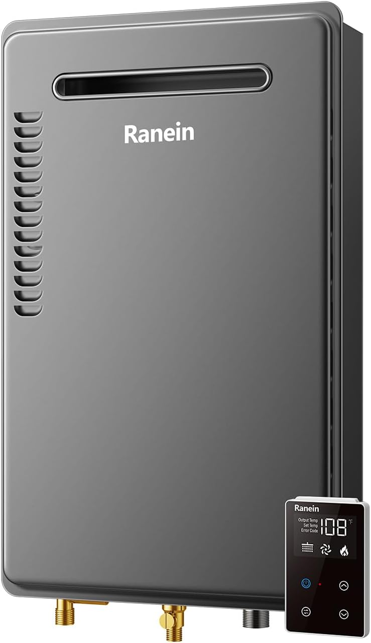 Propane Gas Tankless Water Heater, Outdoor Max 5.3 GPM, 130,000 BTU Instant Hot Water Heater