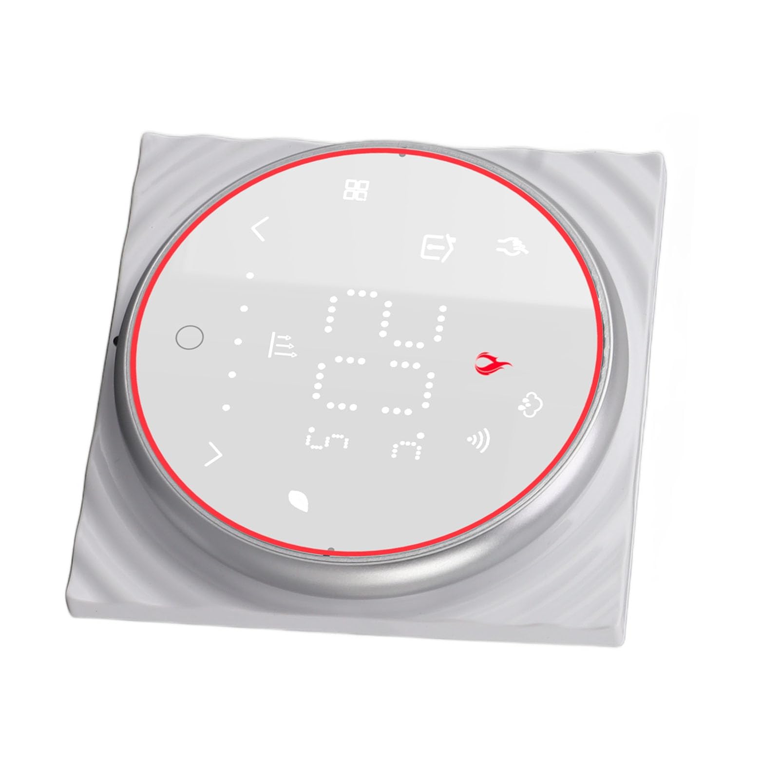 Termostato WiFi Inteligente Control de Voz de Alta Precisión Programable para Calefacción del Hogar CA 95V a 240V (Blanco)