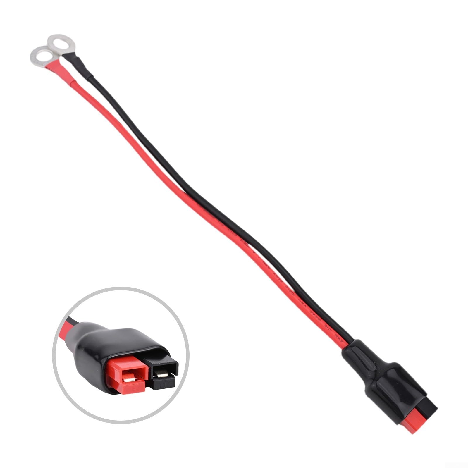 Conector de cable de batería para carrito de golf Anderson rojo/negro compatible con Reo HillBilly Mocad