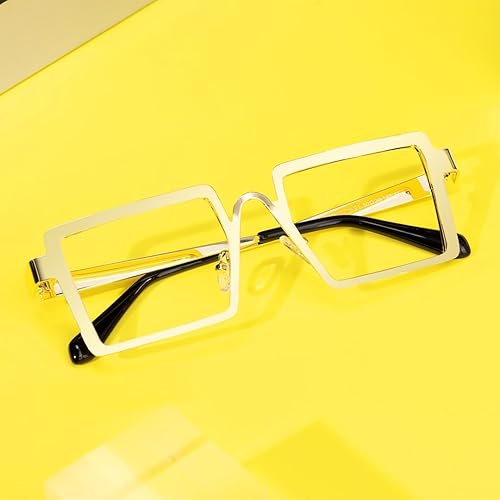 Miniatura 5 de VOOGLAM Gafas de bloqueo de luz azul rectángulo con estilo para mujer, anti fatiga ocular UV Cairbre