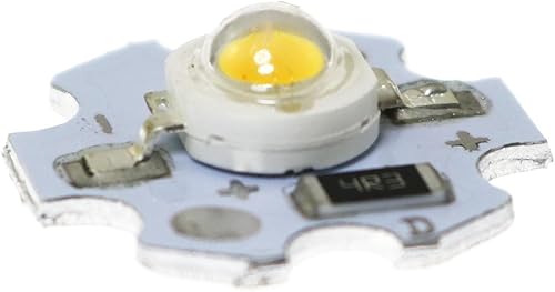 Miniatura 4 de 25 cuentas de lámpara LED de 3 W y 5 V con chip LED, brillo de alta potencia, fuente de luz para reflector, accesorios de iluminación de bricolaje,