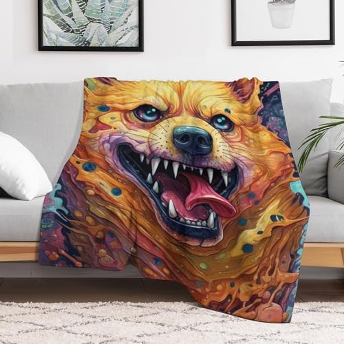 Couverture flannel douce pour chien et lit 100x130cm - 3