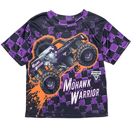 T-shirt Monster Jam Mohawk Warrior, le cadeau parfait pour garçon de 7-8 ans