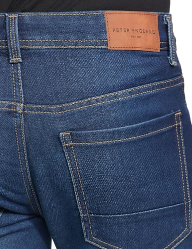 Image of Peter England Men's Skinny Fit Jeans | Premium | Casual Wear | Stylish Bottoms