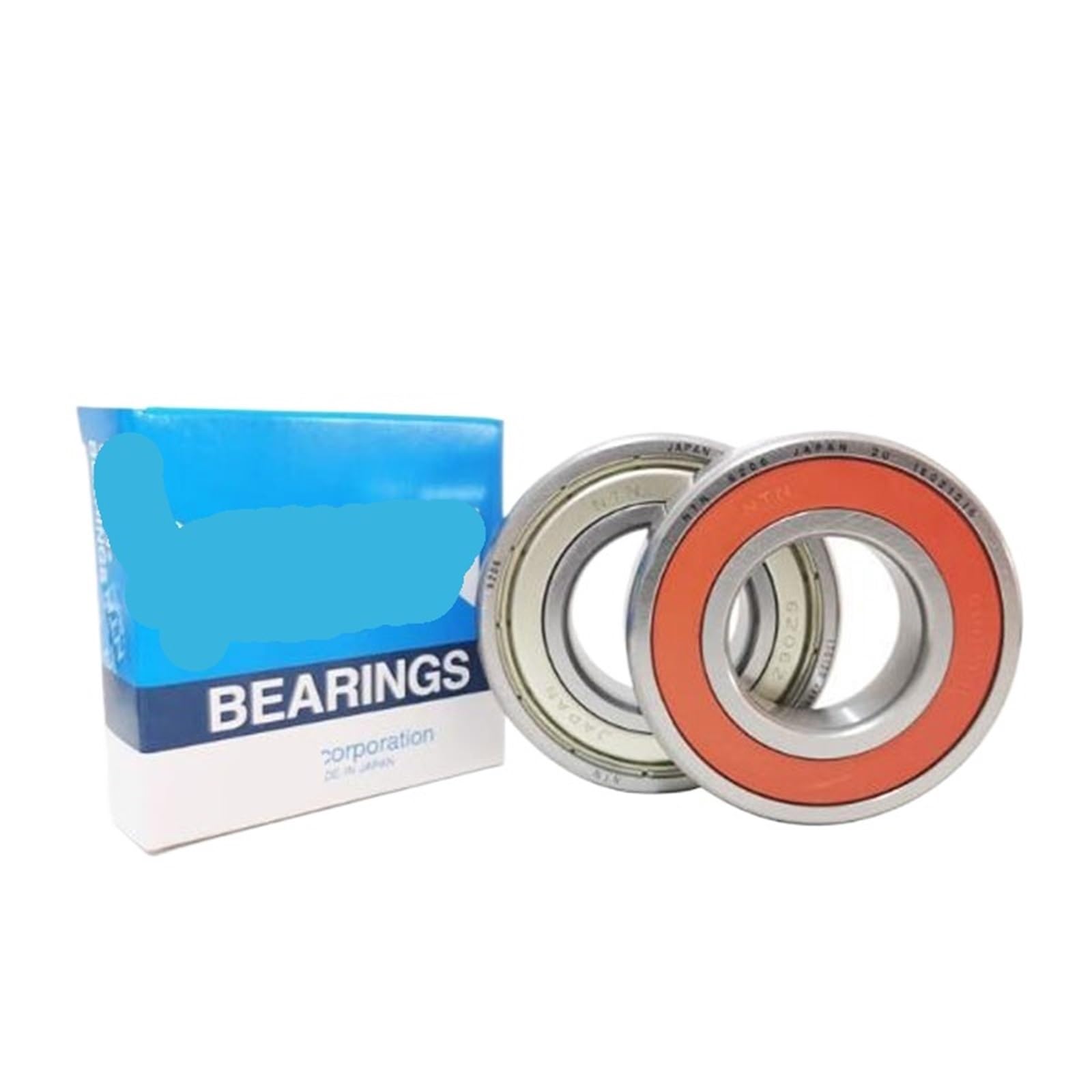 Rodamiento de Bolas ABEC-9 de Alta Velocidad, 6201-ZZ, 6201-LLU, 12 x 32 x 10 mm, Ranura Profunda, 5/10 Unidades(10Pcs,NTN 6201-ZZ)