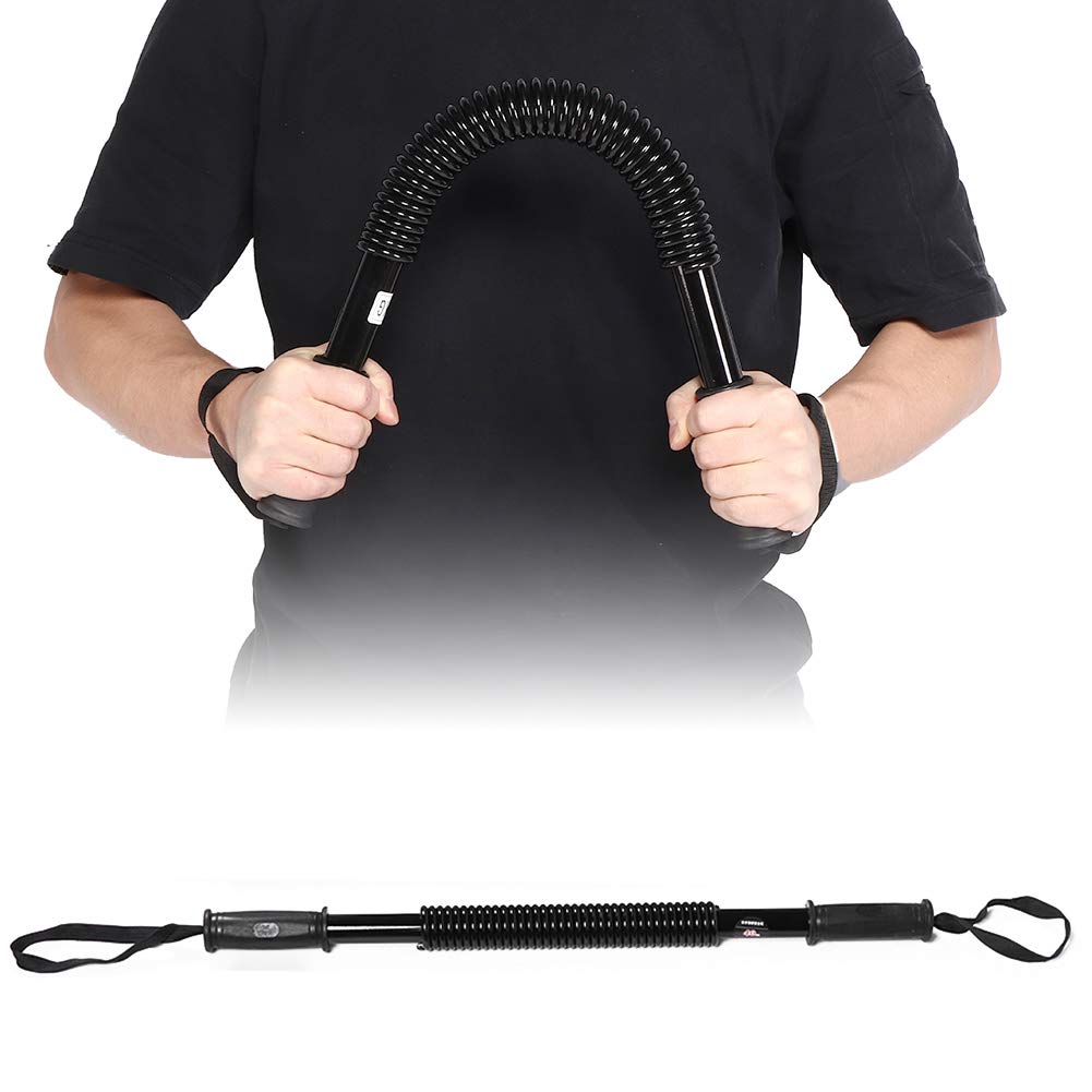 Power Twister Bar 20-60KG Spring Chest Expander Arm Expander Trainer Pull Exerciser for Arm Muscle Exerciser (40kg) Combined Fitness Supplies