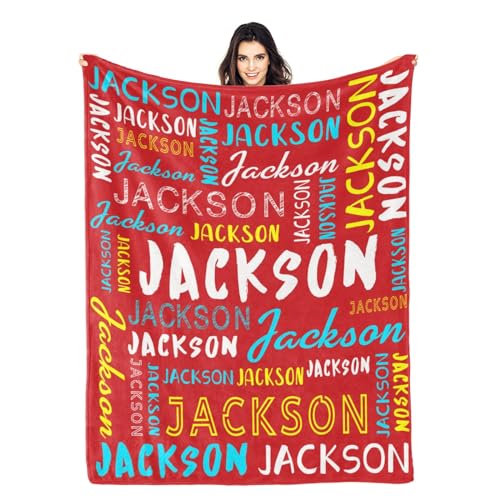 Personalized Name Blanket Customized Baby Blankets for Girls Boys Adults Monogrammed Blankets and Throws Christmas Birthday Mothers Fathers Valentines Day Gift