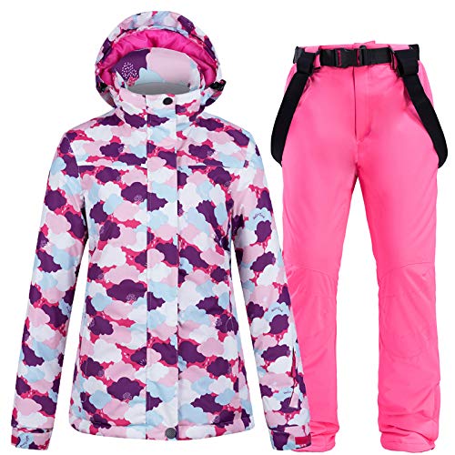Tute da neve Tute da sci invernali Tuta da sci Donne inverno caldo antivento esterno inverno giacche invernali e pantaloni attrezzatura da sci giacca da snowboard donne Abbigliamento outdoor Tute da s