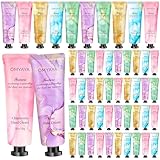 Mini Handcreme Geschenkset für Frauen, Handcreme Set für sehr trockene Hände, 50X30ml Feuchtigkeitscreme für den Winter, Kleine Geschenk für Frauen und Männer, Kollegen Muttertag Weihnachten Geburtsta