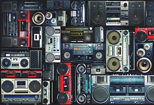 Fondo fotográfico vintage estilo radio 7x5ft miniatura 1