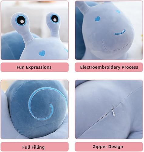 Miniatura 2 de OPHRBU Lindo muñeco de caracol de dibujos animados, lindo juguete de peluche de caracol suave, juguete de peluche de caracol, muñeca de almohada de