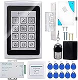 ★★★【Mehrere Möglichkeiten zum Öffnen】 Unterstützt das Öffnen von Schaltflächenkennwörtern und unterstützt herkömmliche kontaktlose ID-Karten / IC-Karten.Wenn Sie vergessen, Ihre Karte mitzubringen, können Sie Ihr Passwort verwenden, um die Karte zu entsperren. Sie können die Verwaltungskarte einrichten damit können die Benutzer sehr schnell hinzugefügt und gelöscht werden.