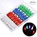 GOLDGE 24 Pcs Fingerlicht Fingerring Leuchtringe Fingerlicht Fingerlampe LED Bunt Fingerlicht für Finger Mitgebsel,Kleine Geschenk