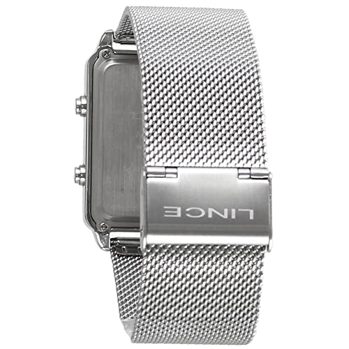 Relógio Lince Feminino Ref: Mdm4619l Bxsx Digital LED Prateado