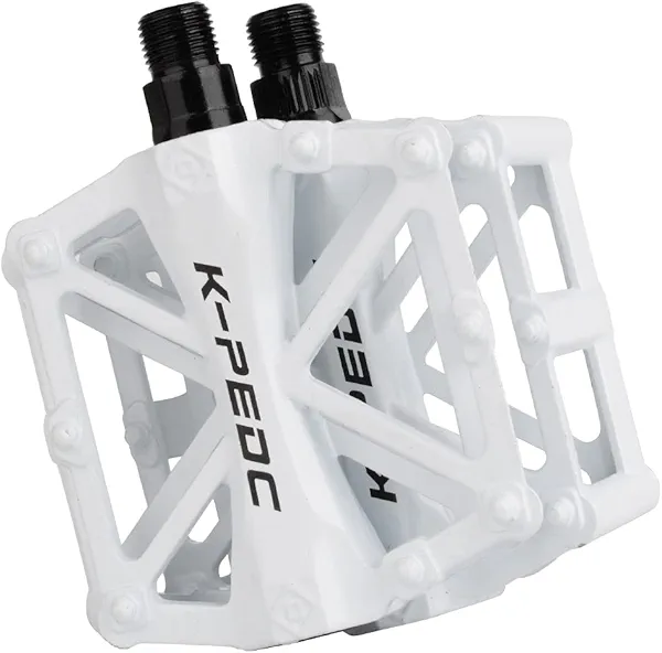TXJ Sports Bike Pedals 9/16" Bicycle Pedals Mountain Bike, Aluminium Lightweight Platform Pedals for BMX MTB Road Bikes