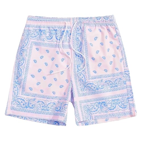 Short de plage grande taille homme avec cordon de serrage